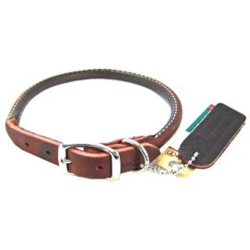 Circle T Latigo Leather Round Collar - 16" Long x 5/8" Wide