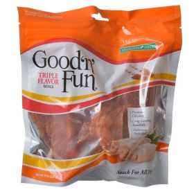 Healthy Hide Good 'n' Fun Triple-Flavor Wings - Chicken, Rawhide & Pork Hide - 8 oz