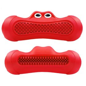 Vocal Rugby Pet Toy Natural Rubber Molar Toy (Option: Red Big Mouth Monster)