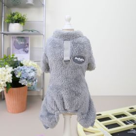 Small Dog Clothes Pet Clothing (Option: Gray-XL)